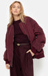 Âme antwerp michael plum long sleeve bomber